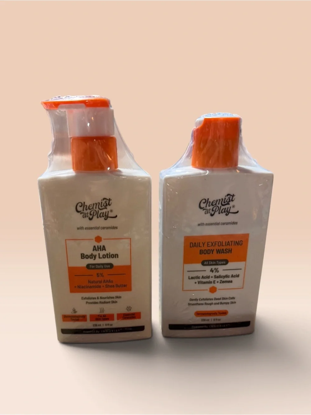 Orange AHA Body Lotion - Gentle Exfoliating Moisturizer